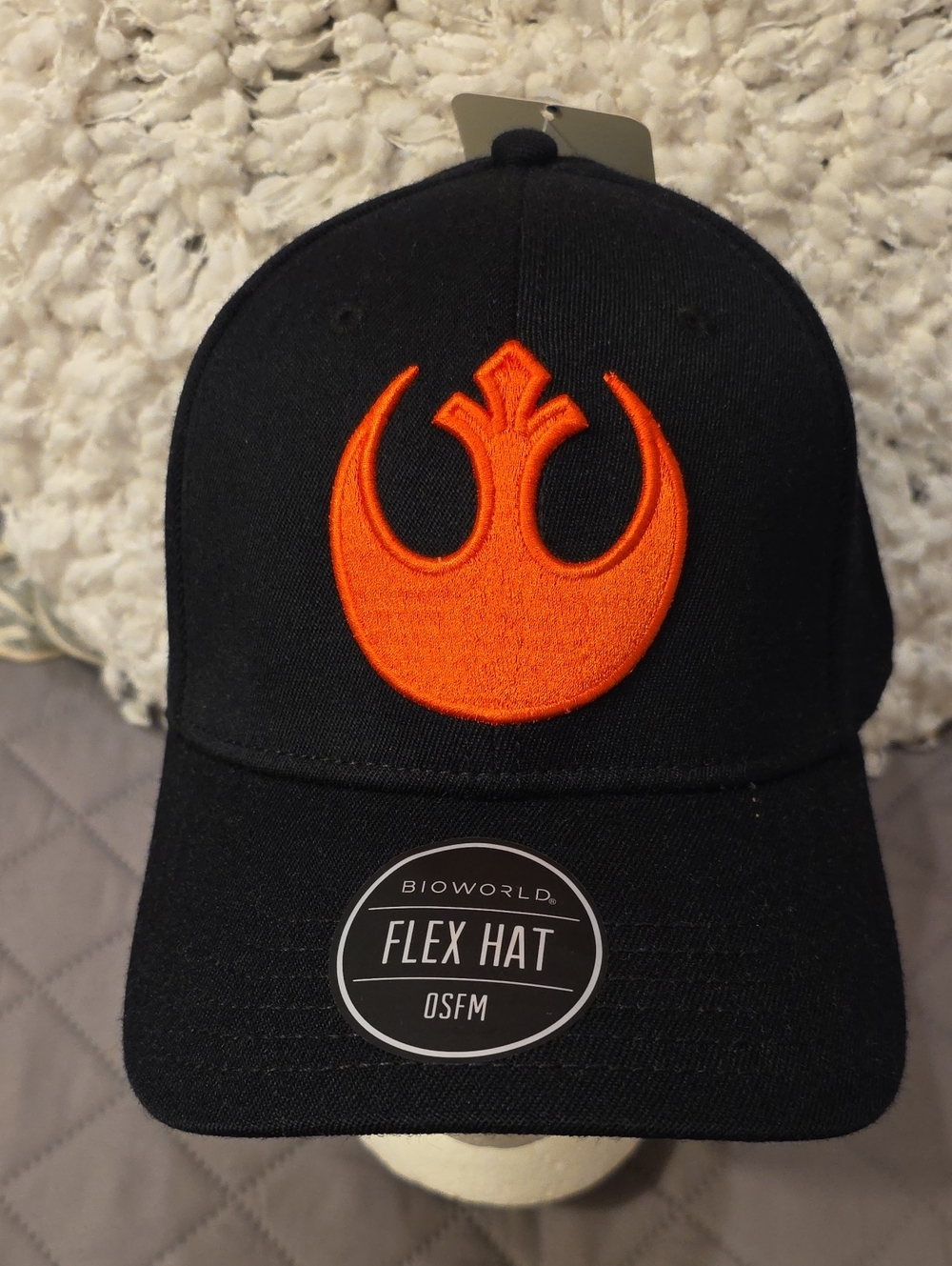 Bioworld Disney Star Wars Rebel Alliance Orange Crest Cap